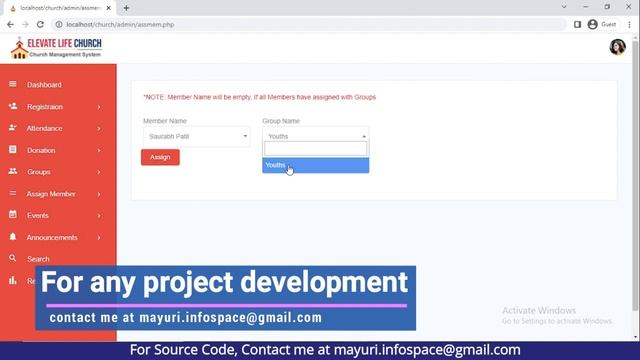 Church management system in php | best crm for churches | PHP Project with Source Code Download смотреть онлайн