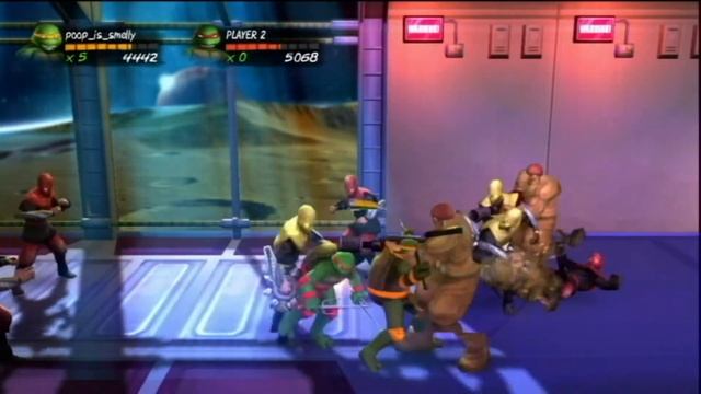 Teenage Mutant Ninja Turtles: Turtles in Time Re-Shelled co-op playthrough part 3 смотреть онлайн