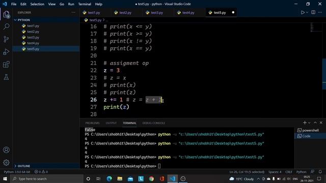 Operators in python in Hindi | part 7 смотреть онлайн