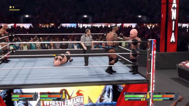 dad and baby tag team Goldberg vs Randy Orton смотреть онлайн