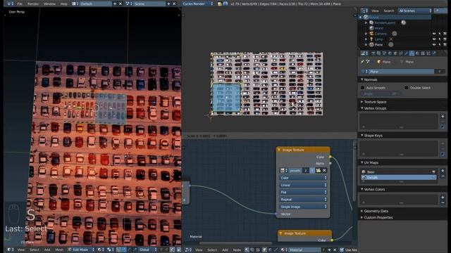 Использование двух UV каналов в Blender смотреть онлайн