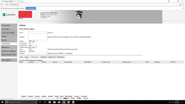 Lexmark Email One Touch смотреть онлайн