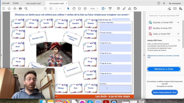 Le jeu du futur simple : version pour les cours en ligne смотреть онлайн