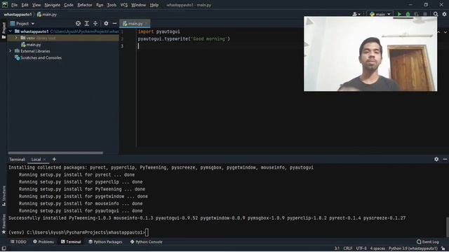 Send Unlimited Messages to a person using python | Social medai | python project #ayushpenumatsa смотреть онлайн