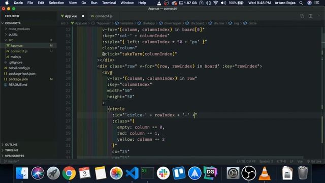 Connect Four Game with VueJS - Part 9 - Final Touches смотреть онлайн