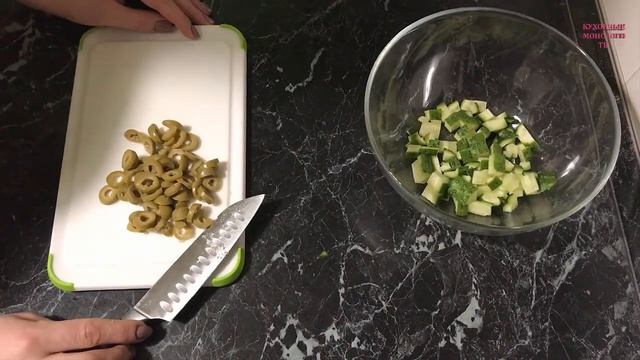 ФИТНЕС-салат с фасолью и грибами смотреть онлайн