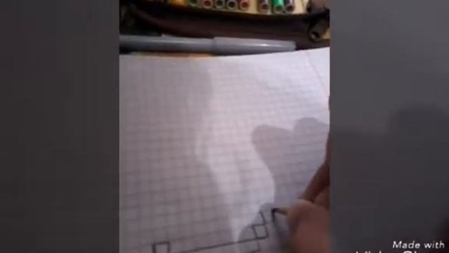 Рисуем по клеточкам #1 Рисую дольку арбуза/ Julianna Love♥ смотреть онлайн
