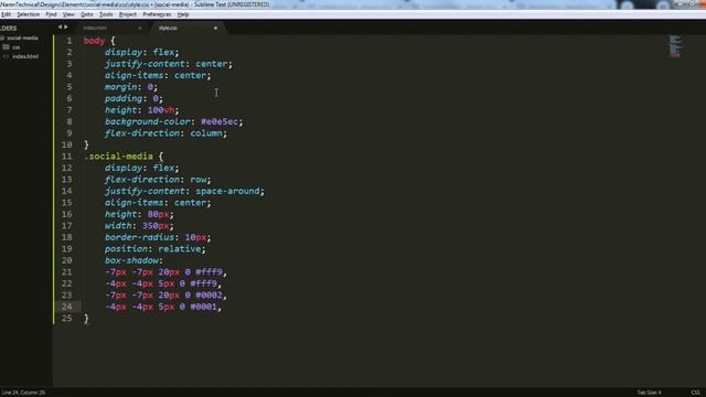 Awesome Neumorphism Social Icons using Pure CSS || Naren Technical смотреть онлайн