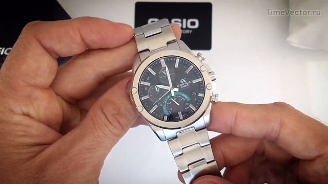 Обзор часов Касио Edifice EQB-1000D-1A смотреть онлайн