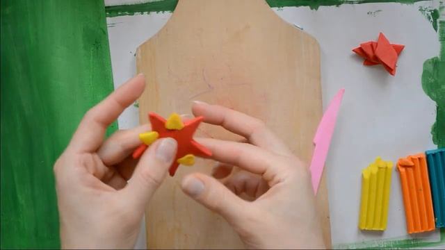 Лепим из пластилина подарок ко дню Победы смотреть онлайн