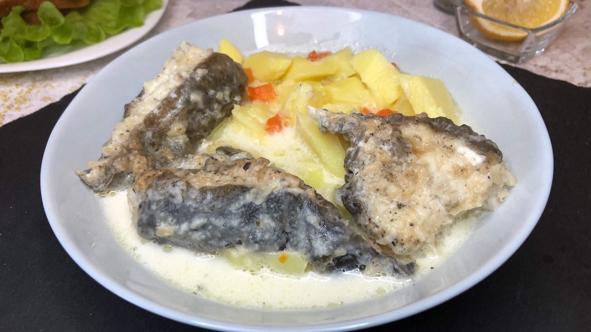 Зубатка с картошкой | зубатка блюда | зубатка как приготовить | рецепты просто