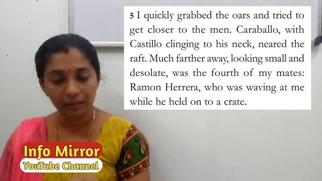 A Shipwrecked Sailor | Malayalam Translation | Class 8 | ENGLISH | Video Class смотреть онлайн
