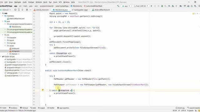 How to add watermark in your PDF file from your Android App? смотреть онлайн
