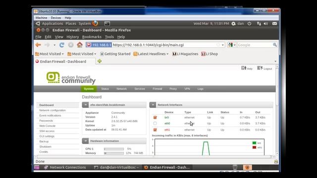 Virtualbox Internal (LAN) and Bridged (WAN) Interfaces for a Virtual Firewall смотреть онлайн