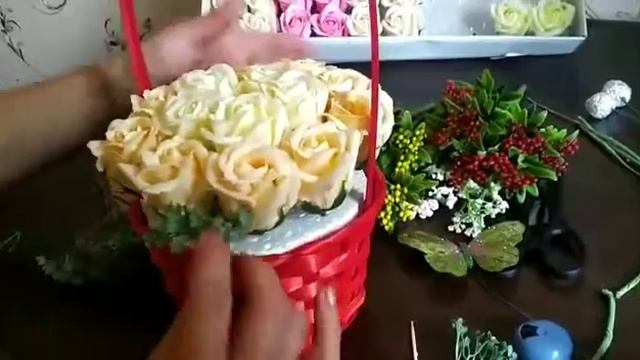 Рубрика "Все очень просто" Делаем красивый букет из мыльных роз! ДК с.Шаумян смотреть онлайн