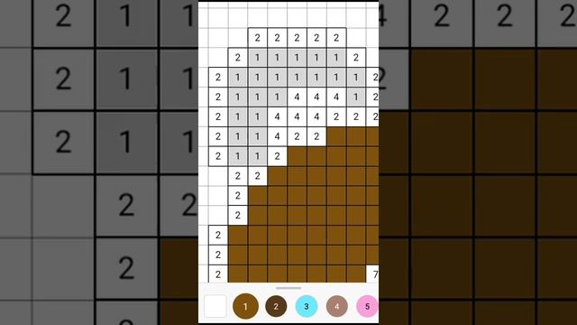Раскраска по клеткам.#4 продолжение. смотреть онлайн