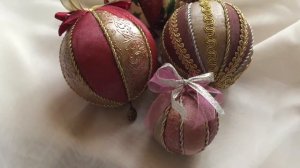 Подготовка к новому году. Ёлочные шары в технике кимекоми