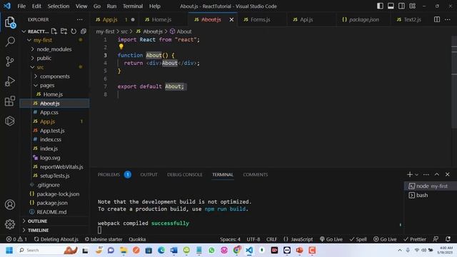 22. React Router DOM смотреть онлайн
