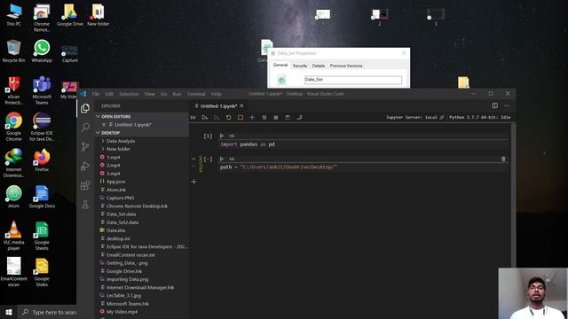 How to Import read and export Data Set in Python / Jupyter Notebook Lec_3 смотреть онлайн