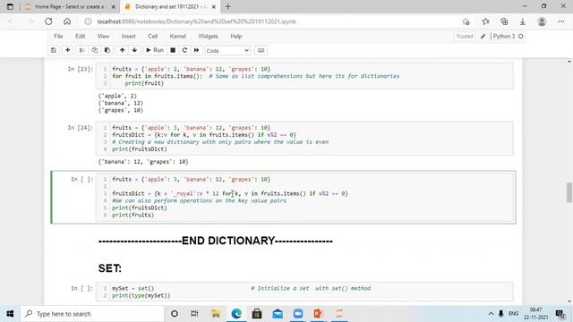 Python Dictionary and Set in Data Science смотреть онлайн