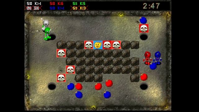Atomic Bomberman modded gameplay part 11: Skull jelly punching madness смотреть онлайн
