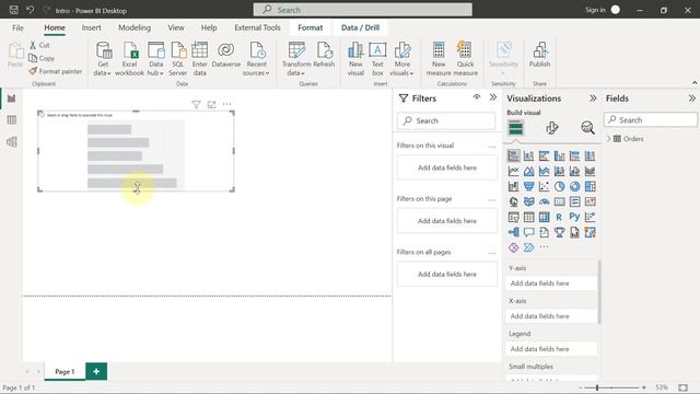 19 Creating Visuals on Power BI Desktop смотреть онлайн