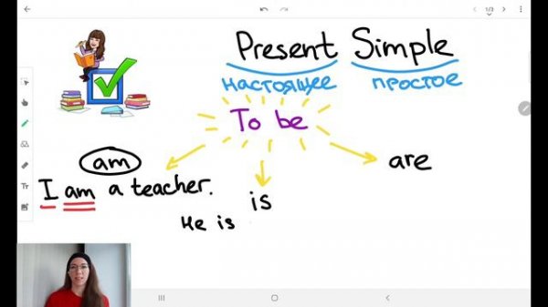 Глагол TO BE в Present Simple