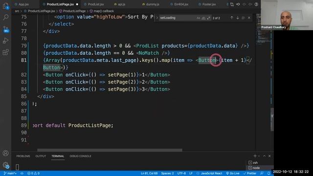 Lecture 33: API pagination in React app in Hindi смотреть онлайн
