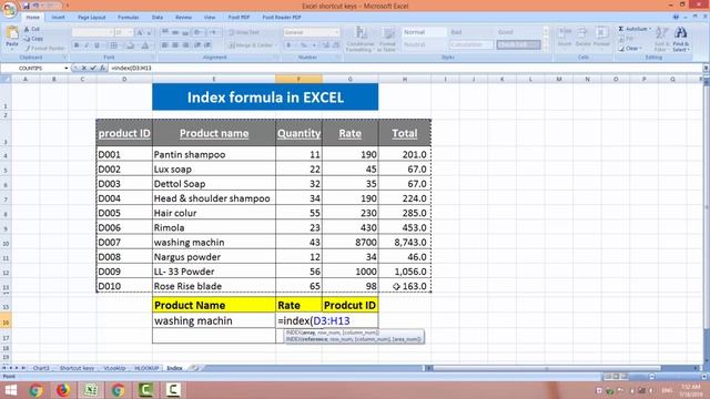 Excel index formula in urdu/Hindi By learning center смотреть онлайн