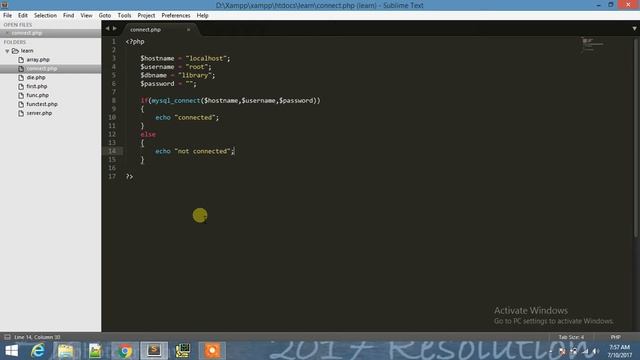 How to connect to database in MySQL | PHP and MySQL | Tutorial - 11 смотреть онлайн