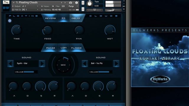 Floating Clouds Kontakt Library - BigWerks смотреть онлайн