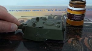 Как наносить смывку на сборную модель танка.