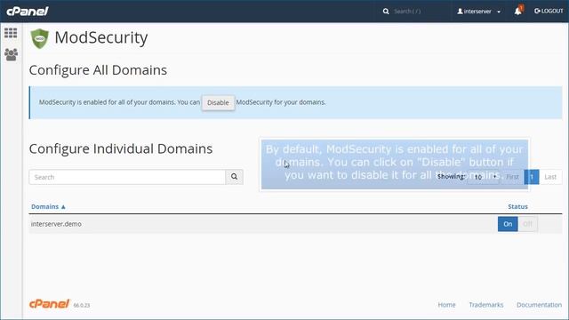 How to enable or disable ModSecurity in cPanel смотреть онлайн