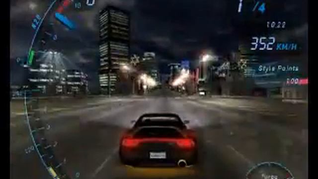 NFSU1 Drag - Highway1 Reverse by KRYSTA-GG- смотреть онлайн