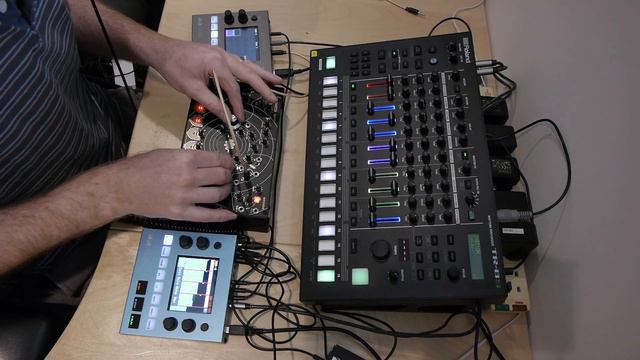 Live Techno Jam #1 - Roland TR8S - Quadrantid Swarm - 1010 BlackBox - Korg NTS1 смотреть онлайн