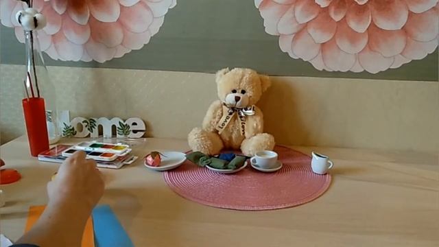 Бумагопластика для малышей "Вкусные угощения" смотреть онлайн