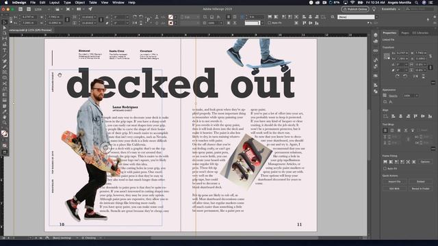 Applying A Text Wrap in Adobe InDesign смотреть онлайн