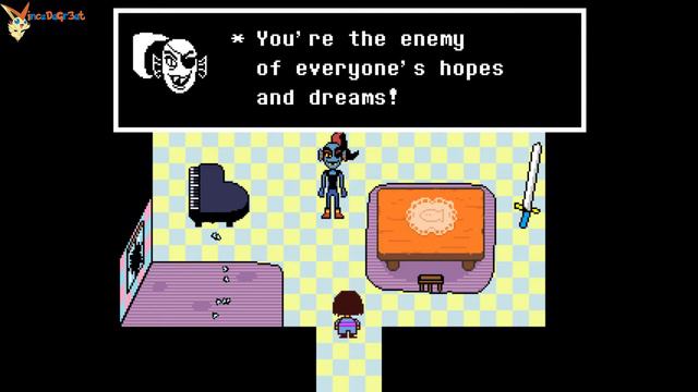 Cooking With Undyne ! - Undertale Pacifist Run Part 4 смотреть онлайн