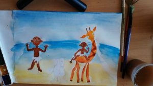 Видео-урок по рисованию острова «Чунга - Чанга»! #Рисование_для_всех
