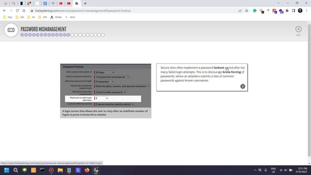 Practical Web Application Security - Part 28 - Password Mismanagement Attacks [Hacksplaining] смотреть онлайн