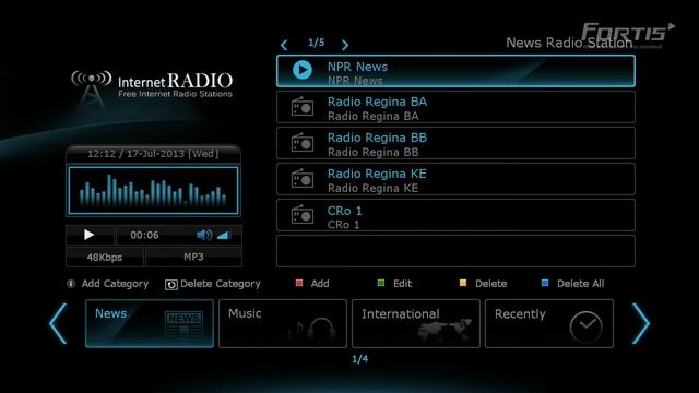 FORTIS " Internet Radio+ " [Free Web Radio station] смотреть онлайн