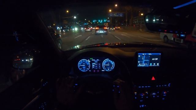 Night Drive with Genesis G70 - This 2020 Genesis G70 has “3D Gauge Cluster.” Let’s go for a drive. смотреть онлайн
