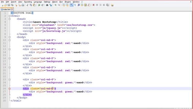 All about The grid system in bootstrap with practical смотреть онлайн