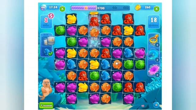 Игра Русалочка три в ряд #играемдома #Русалочка #тривряд #game #игра смотреть онлайн