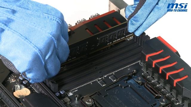 MSI® HOW-TO install DDR4 memory смотреть онлайн