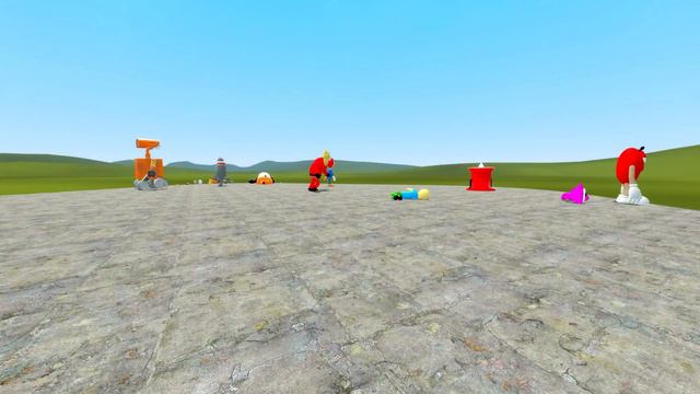 I Equipped With Grab Pack v2 From Poppy Playtime 3 vs All New 3D Memes Nextbot In Garry's Mod смотреть онлайн