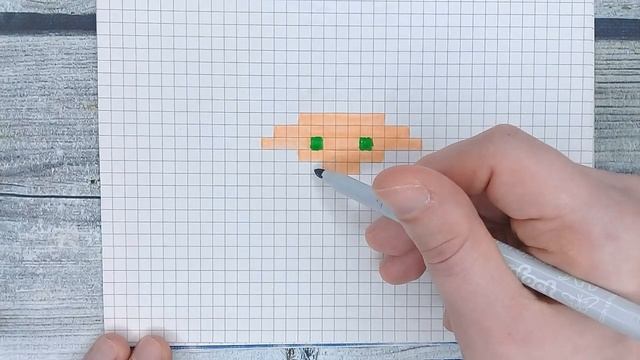 Как нарисовать ДОББИ по клеточкам / Рисунки по клеточкам из Гарри Поттера смотреть онлайн