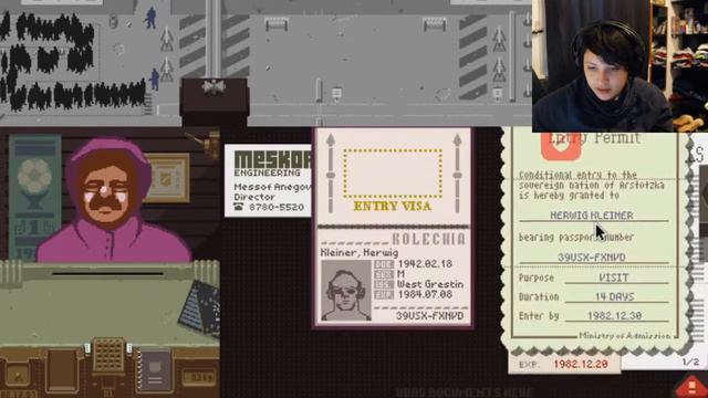 I DIDN'T SIGN UP FOR THIS | Papers Please #8 смотреть онлайн