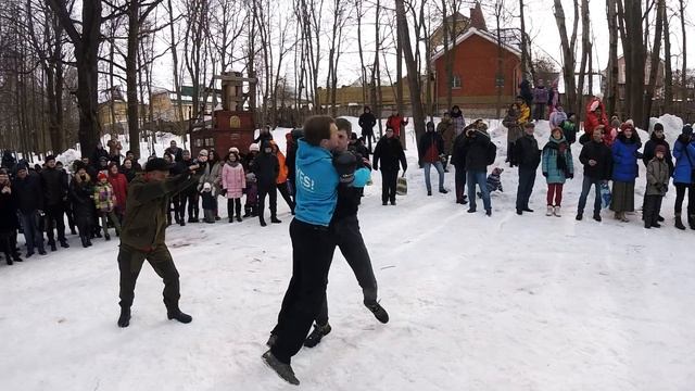 Кулачные бои на Масленицу смотреть онлайн