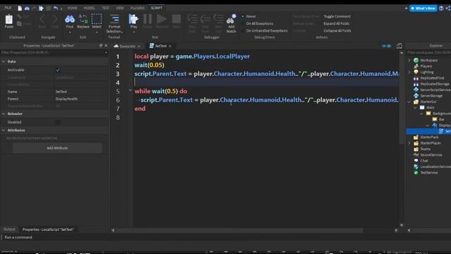 How to make a health bar UI | Roblox Studio смотреть онлайн